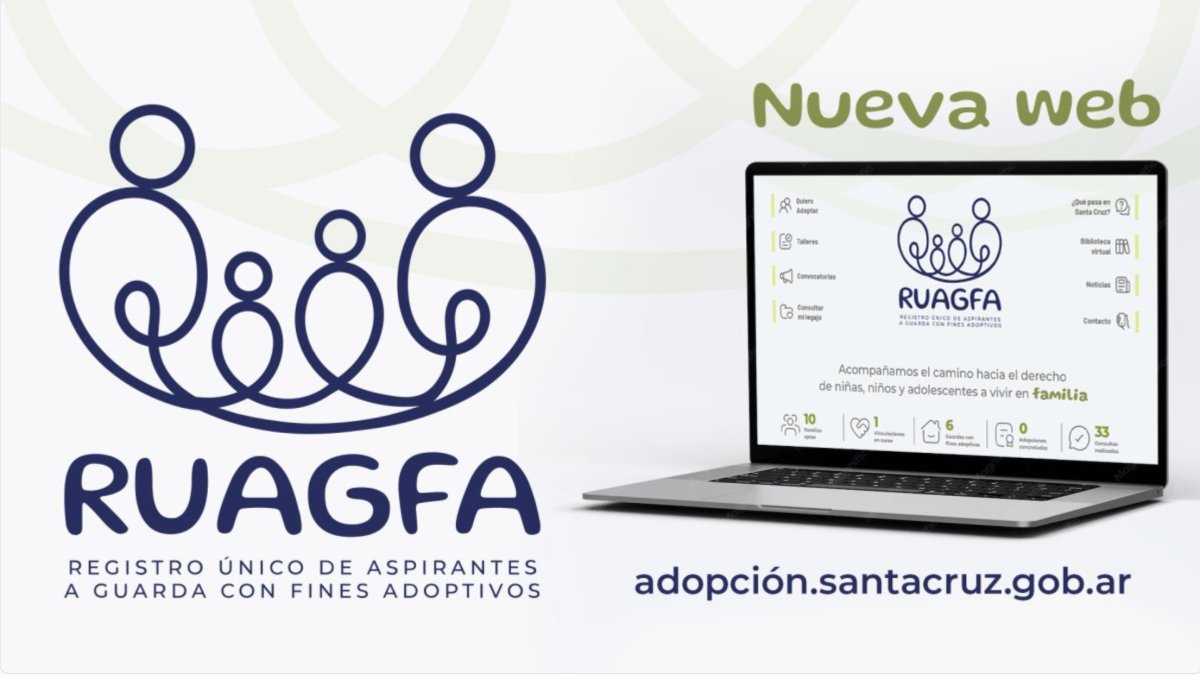 Registro Único Provincial de Aspirantes a Guarda con Fines Adoptivos: nueva página web y nuevo formulario de inscripción